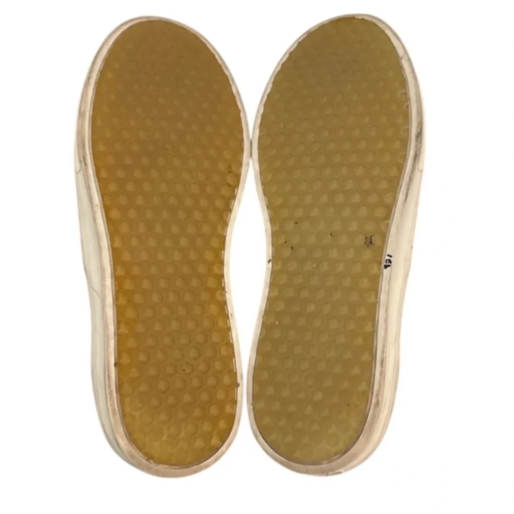 Authentic Celine Paris luxury designer metallic leather platform sneakers sz 7 - Picture 10 of 11